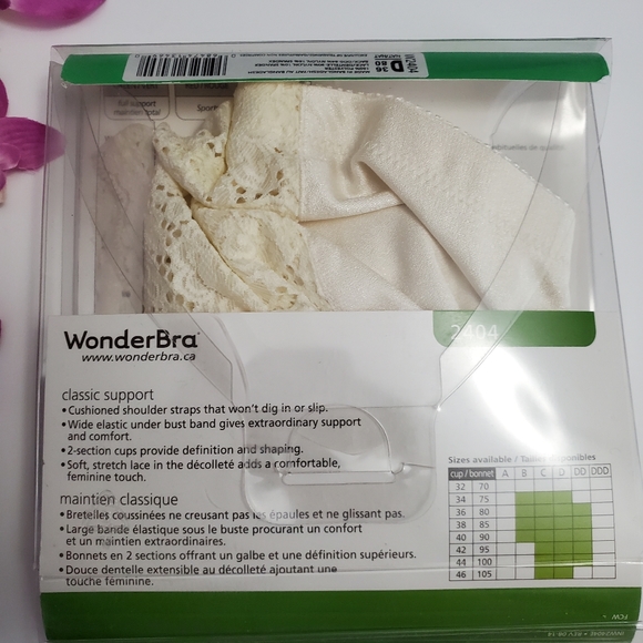 WonderBra 2404 Wire Free Classic Support - Picture 3 of 6